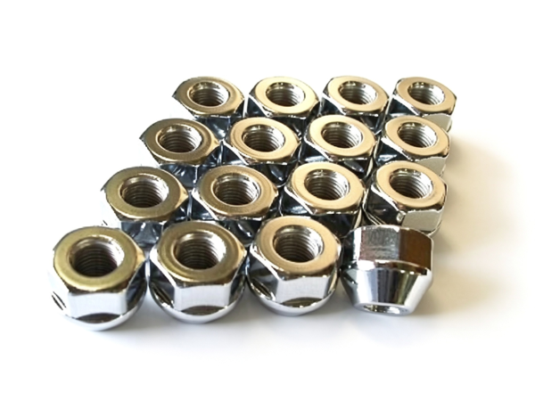 12インチクロームホイールナットセット（貫通/テーパー） | ミニ